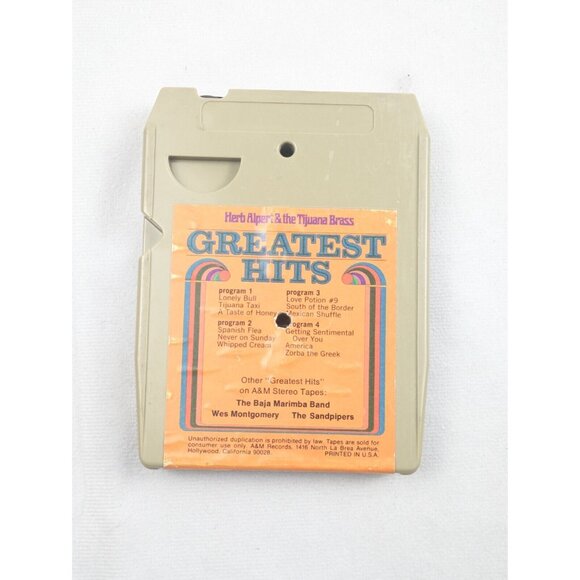 Herb Alpert & The Tijuana Brass - Greatest Hits (A&M) 8 Track Tape - Picture 4 of 6